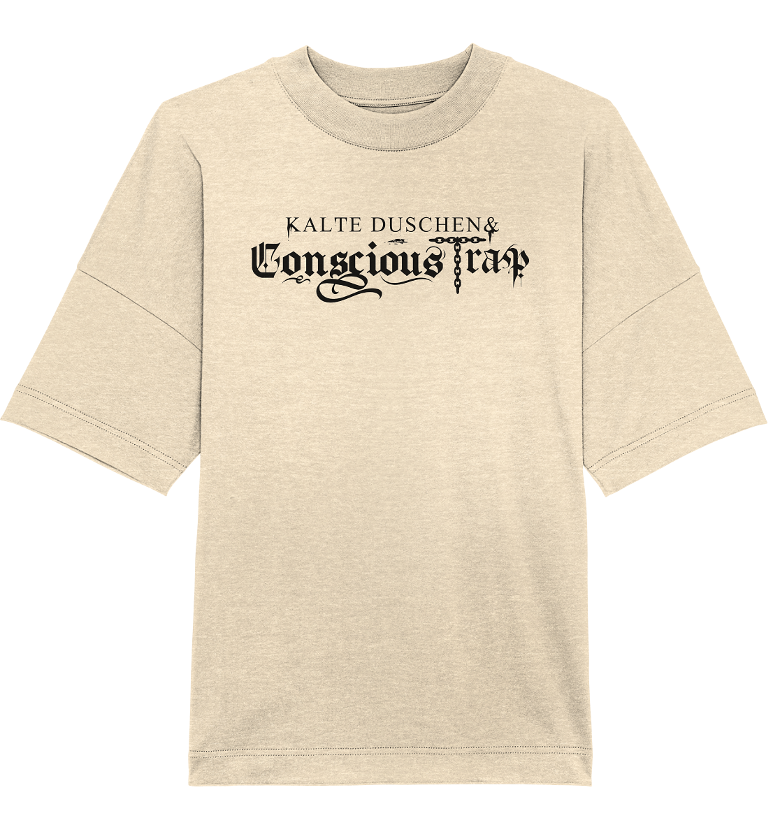 KALTE DUSCHEN & CONSCIOUS TRAP - Organic Oversize Shirt